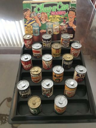 Vintage Chug - A - Can Candy Fleer Store Display