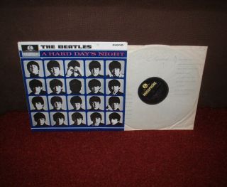 The Beatles Hard Days Night Lp 1964 Parlophone Mono 1st Press 3n/3n