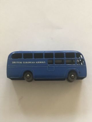 Vintage Matchbox No.  58 Bea Coach British European Airways Bus Lesney