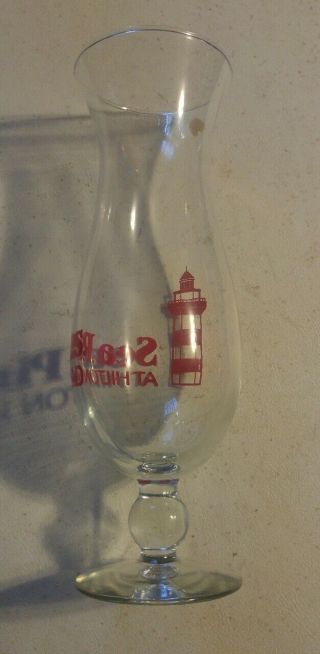 025 Sea Pines At Hilton Head Mixed Drink Glass Goblet Tall Light House 2