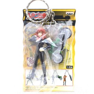 Lupin The Third 3rd Fujiko Mine & Motorcycle Figure Keychain Japan Anime Manga