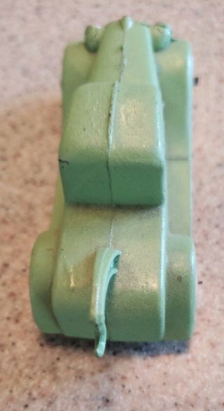 TOOTSIETOY GREEN TOW TRUCK WHITE RUBBER WHEELS 1930s 5