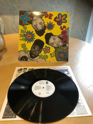 De La Soul 3 Feet High And Rising Vinyl Lp 1st Press 1989 Tommy Boy