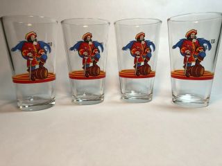 4 - Captain Morgan " Got A Little Captain In You? " Pint Glasses By Libby