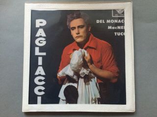 Sxl 2185 - 6 Pagliacci Mario Del Monaco Decca First Nm Uk Wallet Lp Set