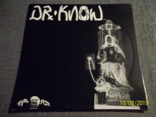 Rare ,  Vintage 1984 Dr.  Know " S/t " Punk Lp / Mystic Mlp - Mini - 06