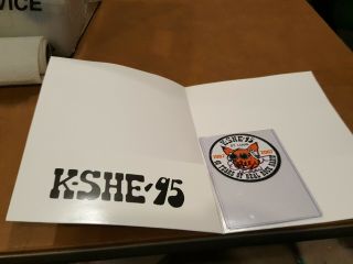 K - SHE - 95 Radio Station,  St.  Louis,  Notebook folder Sticker,  Signed U - Man,  2007 3