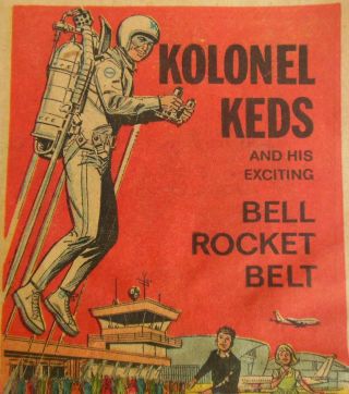 Kolonel Keds Rocket Belt 1965 Comic Book Vintage Sneakers Bell Aerospace
