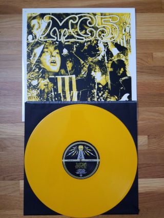 Mc 5 - Third Man Records Lp - Yellow Vinyl - Silk Screen Jacket - As Issued