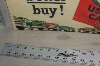 RARE 1950s CHEVROLET OK CAR TAG MEANS BETTER DEALERSHIP DISPLAY SIGN CHEVY 5