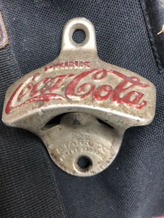 Coca - Cola Wall Mount Bottle Opener - Great For Man Cave 50,  Years Old