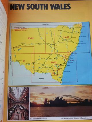 Rigby ' s Australian Road Atlas w Maps Golden Fleece Logos - 1st Edition 1981 4