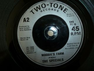 THE SPECIALS Do Nothing MAGGIE ' s FARM 7 