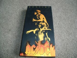 Ac/dc/bon Scott Bonfire 5 Cd Box Set,  Poster,  Book/stickers.