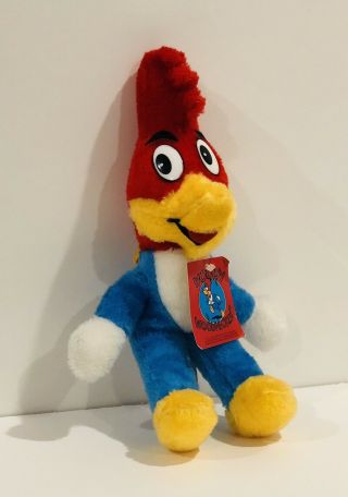 Vintage Woody Woodpecker 12” Plush Stuffed Animal Ace Novelty Carnival Prize (?) 3