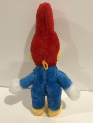 Vintage Woody Woodpecker 12” Plush Stuffed Animal Ace Novelty Carnival Prize (?) 4