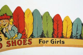 HTF Vintage Peters Weatherbird Shoes Indian Headdress Diamond Brand St.  Louis 8