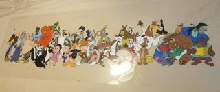 Warner Bros 1995 " Looney Tune Line Up " Animated Sericel Clear