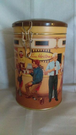 Coffee Tin/collector Canister,  Tim Hortons First Edition " The Gathering Place "