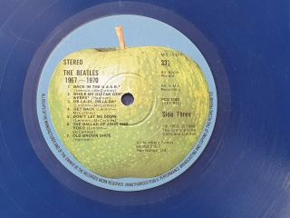 The Beatles - 1967 - 1970 - Blue Album - Blue Vinyl - UK Pressing 6
