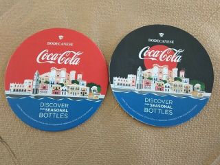 Coca Cola Seasonal Greek Dodecanese Islands Coaster - Mat Collectible Item