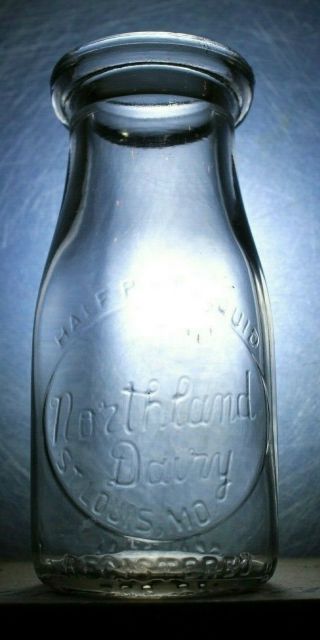 Milk Bottle Vintage NORTHLAND DAIRY ST.  LOUIS MO 2
