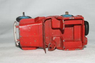 Dinky Toys 25y,  1950 ' s Willys Jeep,  Red with Blue Hubs, 6