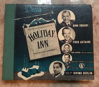 Decca Holiday Inn Movie Soundtrack Bing Crosby,  Fred Astaire 6 Albums