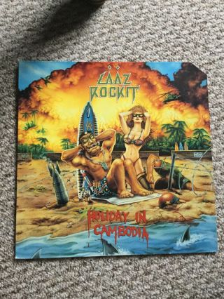 Laaz Rockit Holiday In Cambodia 12 " Vinyl Single Record (maxi) Dutch Ro24361