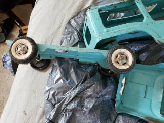 Vintage Buddy L pressed steel Car Carrier toy truck.  1960 ' s 26 4