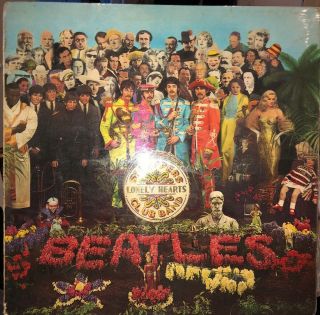 Beatles Sgt Peppers Lonely Hearts Club Band V Rare Yellow Stereo Lp Australian