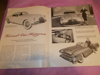1955 Desoto - Plymouth " The Story Of Your Car " Sales Brochure Concept Cars