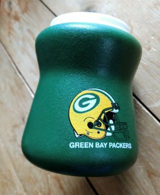 Green Bay Packers Nfl Vintage Tuffoams Koozie Beer Soda Can Cooler Coosie Holder