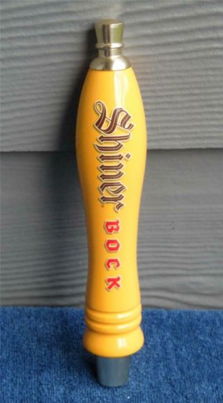 Shiner Bock Beer 12 " Torpedo Tap Handle.  Texas Brewer.  Beauty