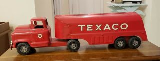 Antique Toy Buddy L Texaco Pressed Metal Toy Truck From 1950s