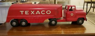 antique toy Buddy L Texaco pressed metal toy truck from 1950s 2