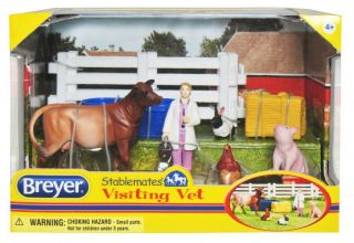 Breyer Stablemates Visiting Vet And Animals Set 5949