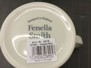 Set of 2 - Fenella Smith SPANIEL Dog Mug Designed In England - With tags 6