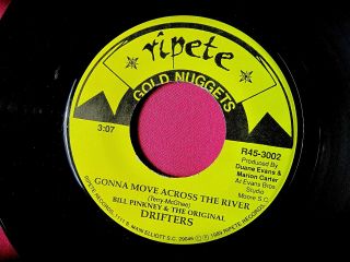 Bill Pinkney & Drifters - Gonna Move Across The River - 45 Rpm - Ripete 3002