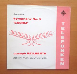 GMA 1 Beethoven Symphony no.  3 Eroica Joseph Keilberth Telefunken ED1 NEAR 3