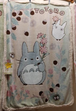 Totoro Fleece Blanket 140 × 100cm - Marushin - Licensed By Studio Ghibli