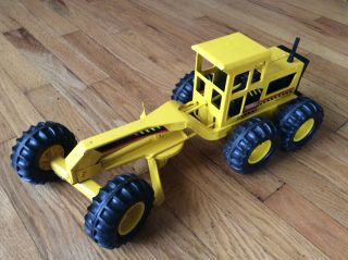 Vintage,  Tonka,  17” Road Grader,  Metal Construction Vehicle,  (metal Toy)