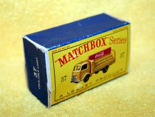 Vintage 1960 ' s Matchbox 37 Coca Cola Karrier Bantam Truck 2 8