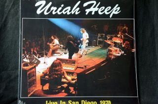 Uriah Heep Live In San Diego 1974 12 " Vinyl Lp,