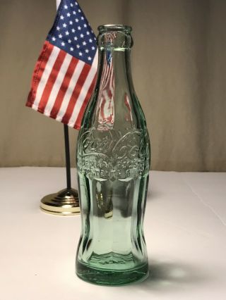 PAT ' D DEC.  25,  1923 Coca - Cola Hobbleskirt Coke Bottle - STOCKTON California 3