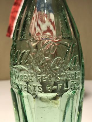 PAT ' D DEC.  25,  1923 Coca - Cola Hobbleskirt Coke Bottle - WYANDOTTE Michigan 6