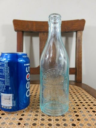 Rare Aqua Applied Crown Top Dobbs Ferry Mineral Water Co White Plains Ny