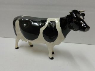 Beswick England Ceramic Friesian Milk Cow Figurine