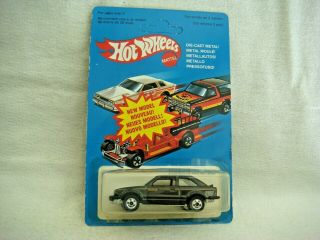 Hotwheels Rare Unpunched Blister France Only Enamel Gloss Black Ford Scort Nm