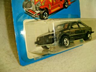HotWheels rare unpunched Blister FRANCE only Enamel Gloss Black FORD SCORT NM 3